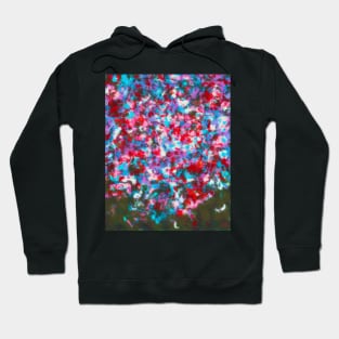 Abstract Painting - Raindrops on the Window Hoodie